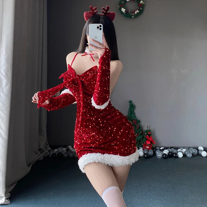 Christmas Lingerie Dress