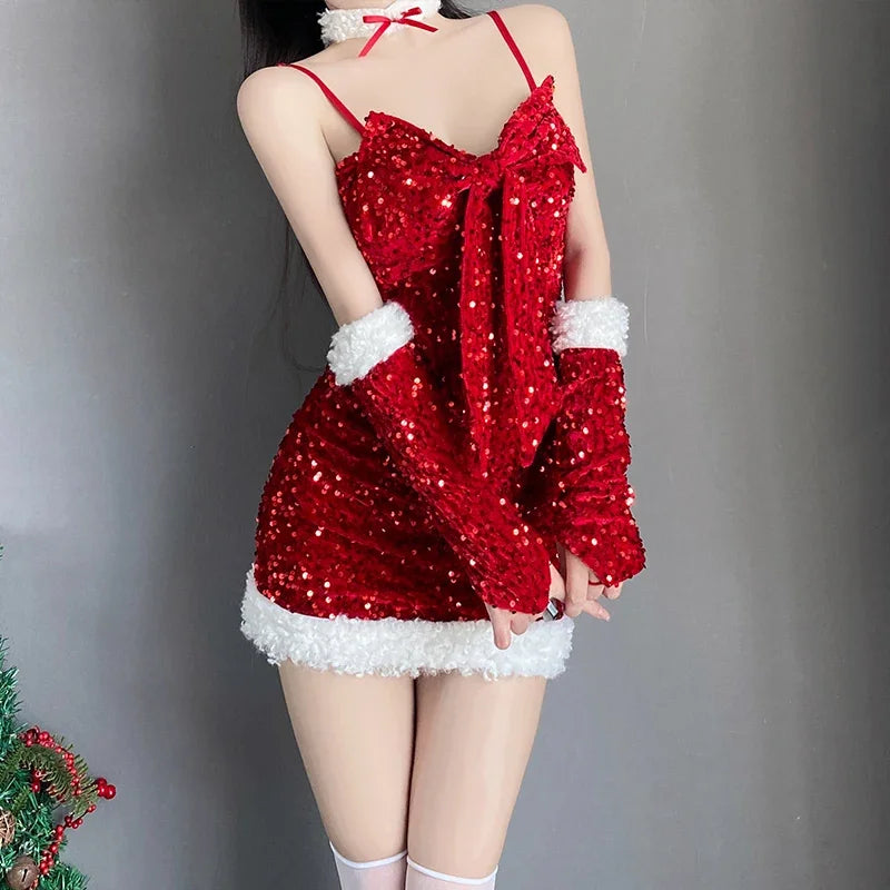 Christmas Lingerie Dress